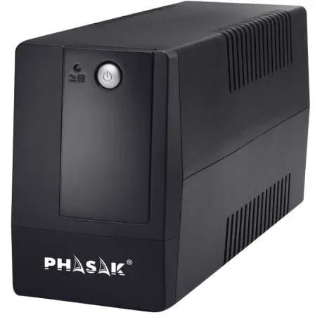 SAI Línea Interactiva Phasak Basic Interactive 800 VA/ 800VA-480W/ 2 Salidas/ Formato Torre - PixelPlaza