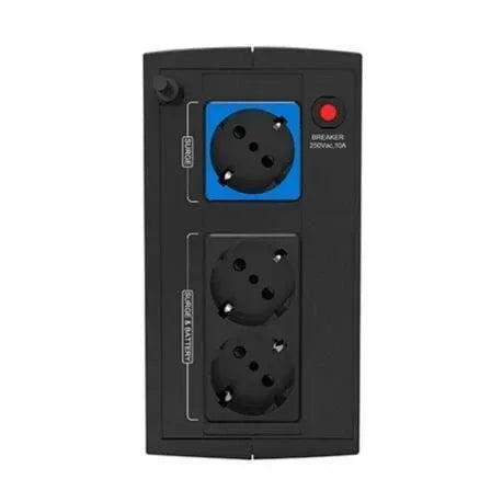 SAI Línea Interactiva Phasak Ottima 1060 VA Interactive/ 1060VA-600W/ 2 Salidas/ Formato Torre - PixelPlaza