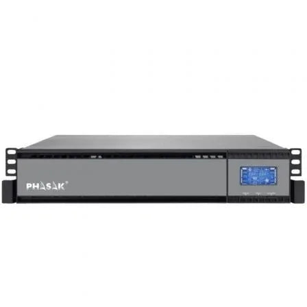 SAI Online Phasak Rack 19" 2000 VA Online LCD/ 2000VA-1800W/ 4 Salidas/ Formato Rack - PixelPlaza