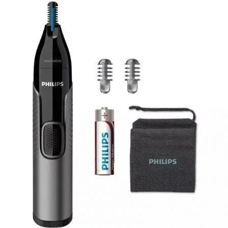 Perfilador Philips Nose Trimmer 3650 Serie 3000/ a Pilas/ 3 Accesorios - PixelPlaza