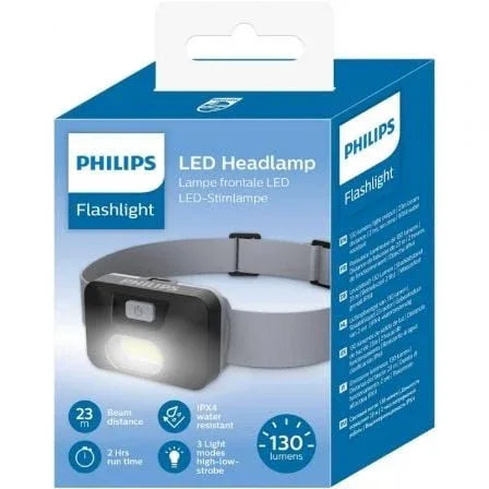 Linterna de cabeza Philips SFL1000H/ 130 Lúmenes/ 3 pilas *AAA - PixelPlaza