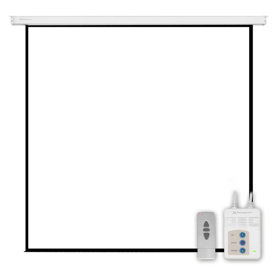 Pantalla electrica videoproyector pared y techo phoenix 135´´ratio 1:1 - 4:3 - 16:9 2.4m x 2.4m posicion adjustable - ca