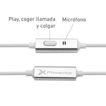 Auriculares topsound con manos libres blancos