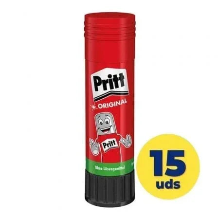 Expositor de Pegamento en Barra Pritt/ 43g/ 15 unidades - PixelPlaza