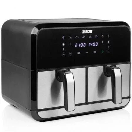 Freidora por Aire Airfryer / Sin Aceite Princess Double Basket Airfryer 182074/ 2400W/ Capacidad 8L - PixelPlaza