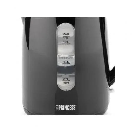 Hervidor de Agua Princess 236017 Black Style/ 2200W/ Capacidad 1.7L - PixelPlaza