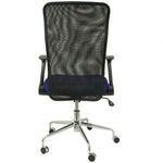 Silla de Oficina Piqueras y Crespo Minaya 4031AZ/ Azul y Negra
