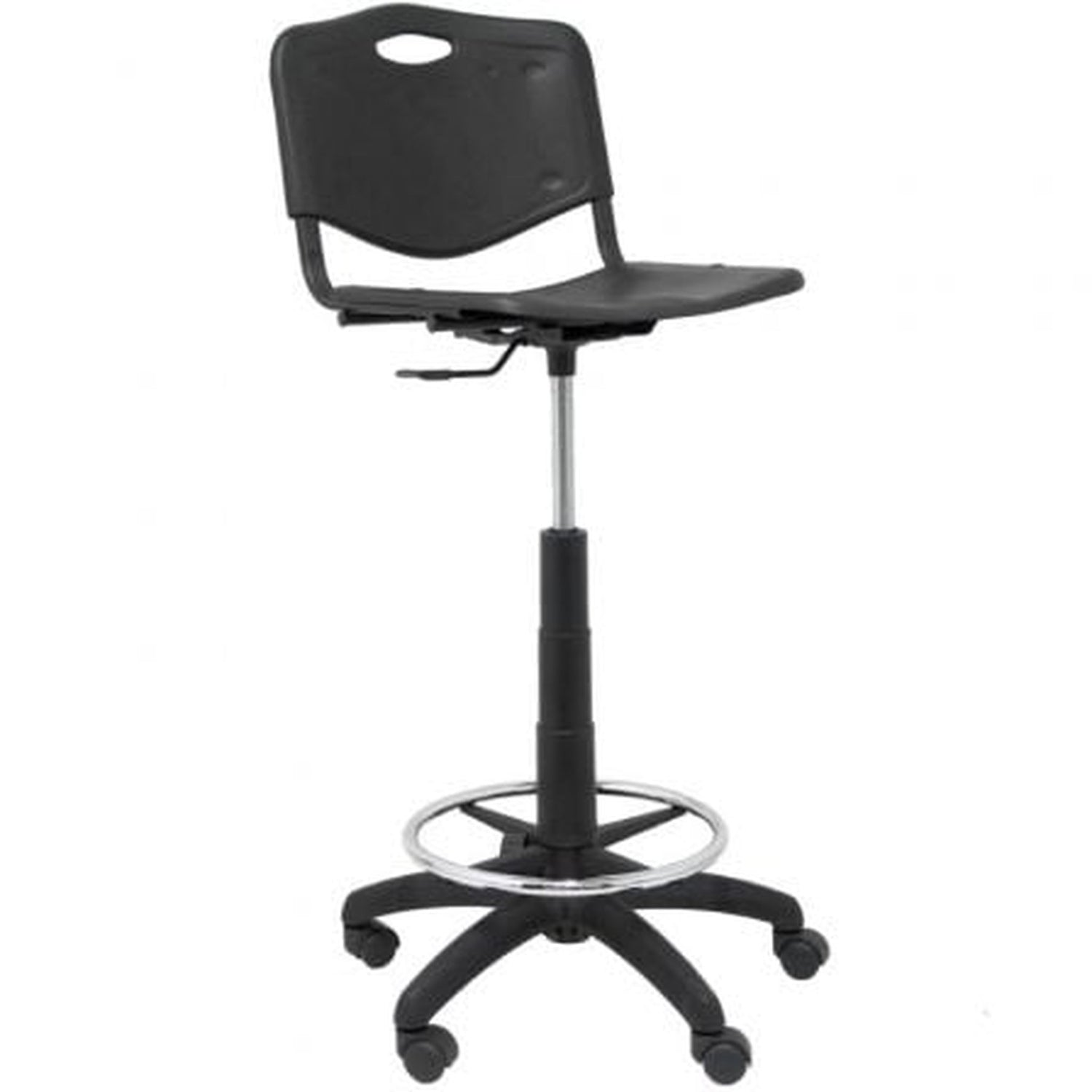 Taburete Piqueras y Crespo Robledo PVC T26GNI840RN/ Negro