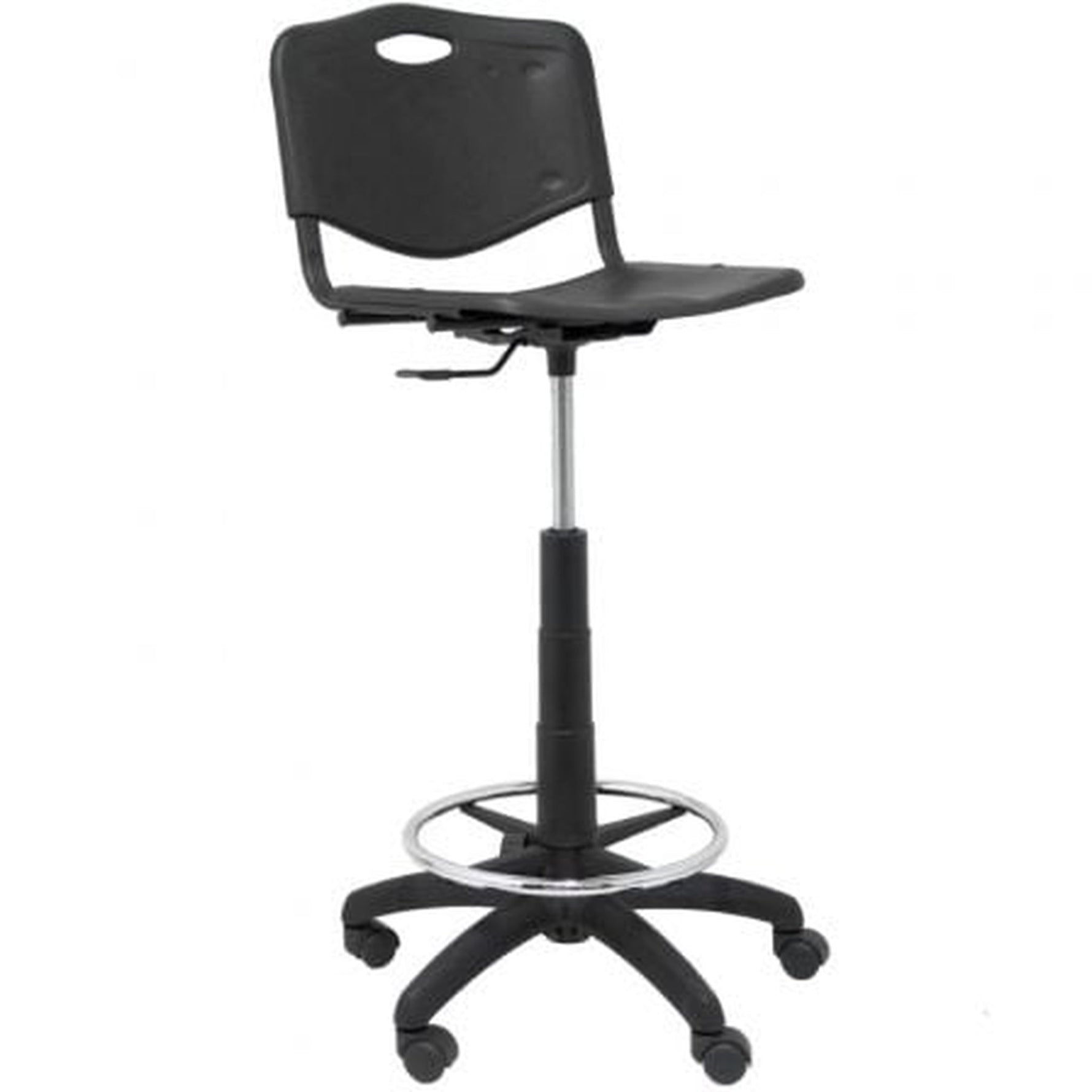 Taburete Piqueras y Crespo Robledo PVC T26GNI840RN/ Negro
