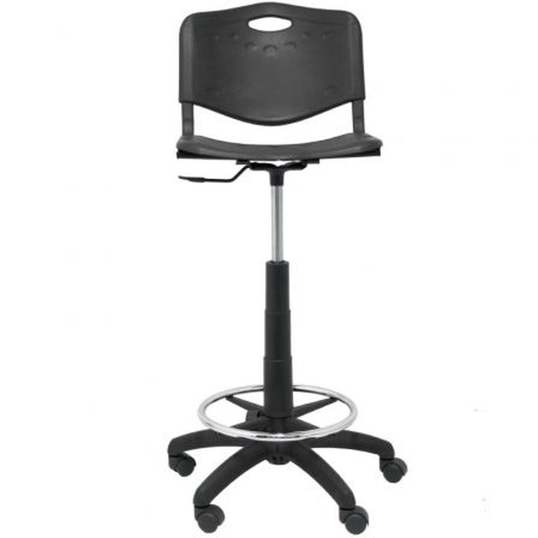 Taburete Piqueras y Crespo Robledo PVC T26GNI840RN/ Negro