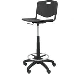 Taburete Piqueras y Crespo Robledo PVC T26GNI840RN/ Negro