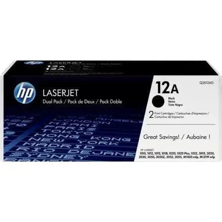 Tóner Original HP nº12A Multipack/ 2x Negro - PixelPlaza