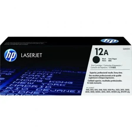 Tóner Original HP nº12A/ Negro - PixelPlaza
