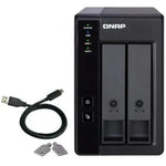 DAS QNAP TR-002/ 2 Bahías 3.5"- 2.5"/ Formato Torre - PixelPlaza
