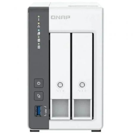 NAS QNAP TS-216G/ 2 Bahías 3.5"- 2.5"/ 4GB DDR4/ Formato Torre - PixelPlaza