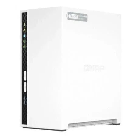 NAS QNAP TS-233/ 2 Bahías 3.5"- 2.5"/ 2GB DDR4/ Formato Torre - PixelPlaza