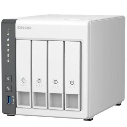 NAS QNAP TS-433-4G/ 4 Bahías 3.5"- 2.5"/ 4GB/ Formato Torre - PixelPlaza