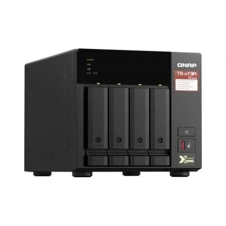NAS QNAP TS-473A-8G/ 4 Bahías 3.5"- 2.5"/ 8GB DDR4/ Formato Torre - PixelPlaza