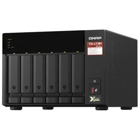 NAS QNAP TS-673A-8G/ 6 Bahías 3.5"- 2.5"/ 8GB DDR4/ Formato Torre - PixelPlaza