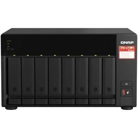 NAS QNAP TS-873A/ 8 Bahías 3.5"- 2.5"/ 8GB DDR4/ Formato Torre - PixelPlaza