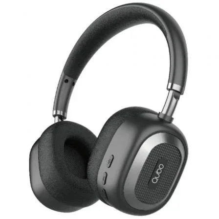 Auriculares Inalámbricos Qubo HD-100/ con Micrófono/ Bluetooth/ Negros - PixelPlaza