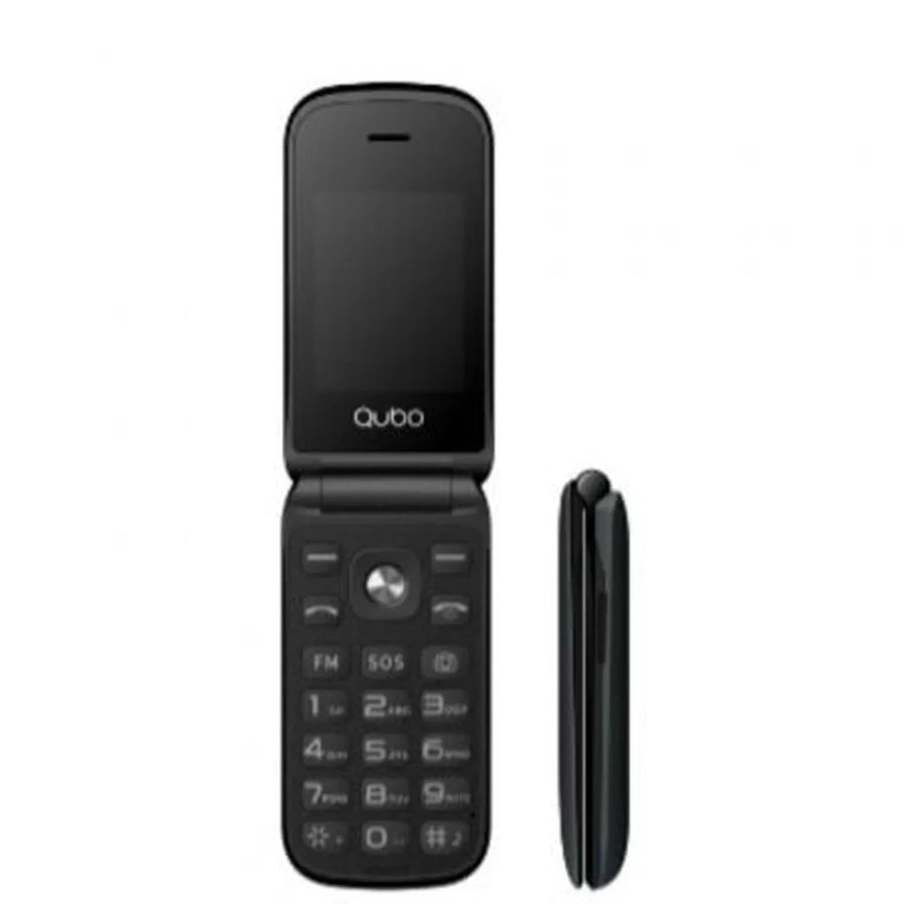 Teléfono Móvil Qubo X-209 4G para Personas Mayores/ Negro - PixelPlaza