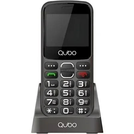 Teléfono Móvil Qubo X-230BKC 4G para Personas Mayores/ Negro - PixelPlaza
