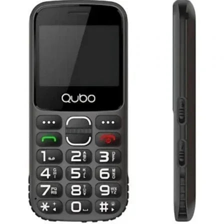 Teléfono Móvil Qubo X-230BKC 4G para Personas Mayores/ Negro - PixelPlaza