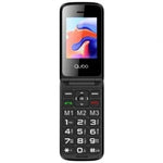 Teléfono Móvil Qubo X-247 4G para Personas Mayores/ Negro - PixelPlaza