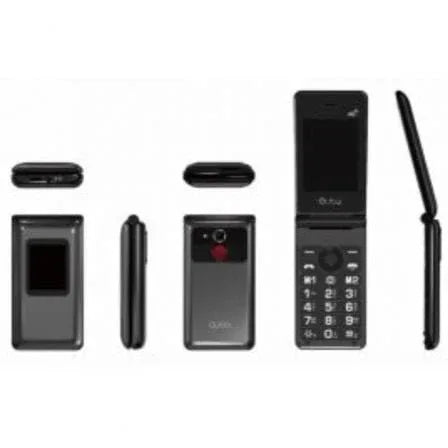Teléfono Móvil Qubo X-28 4G para Personas Mayores/ Negro - PixelPlaza