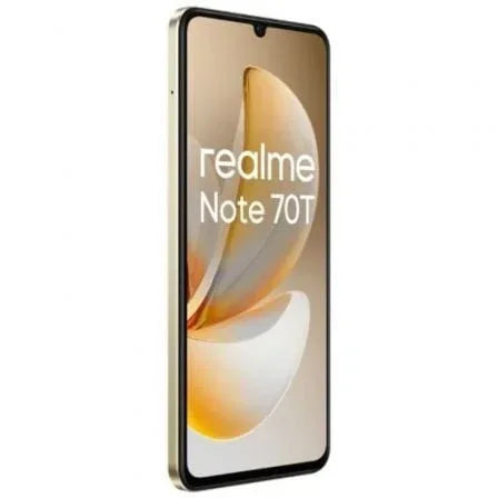 Smartphone Realme Note 70T 4GB/ 128GB/ 6.74"/ Dorado Playa - PixelPlaza