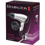 Secador Remington Power Volume 2000/ 2000W/ Iónico/ Blanco - PixelPlaza