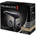 Secador Remington Pro-Air AC/ 2300W/ Iónico/ Negro - PixelPlaza