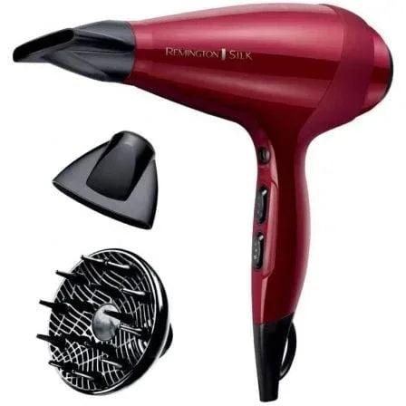 Secador Remington Silk Dryer AC9096/ 2400W/ Iónico/ Rojo - PixelPlaza