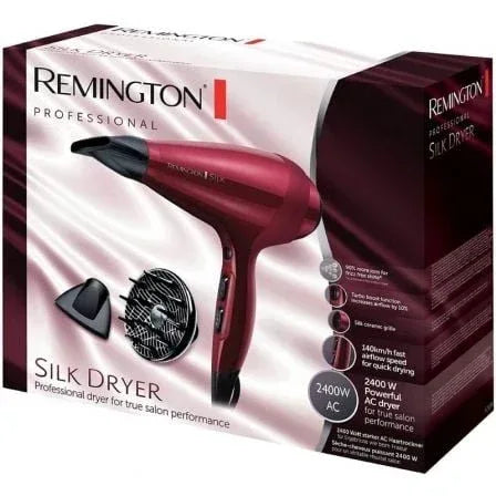 Secador Remington Silk Dryer AC9096/ 2400W/ Iónico/ Rojo - PixelPlaza