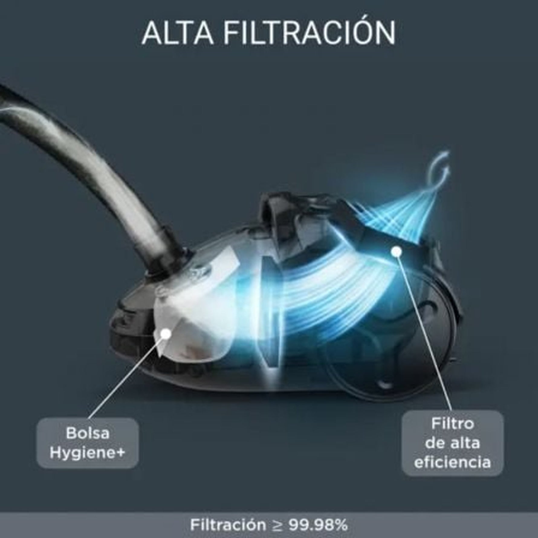 Aspirador de Trineo Rowenta Compact Power RO3969EA/ 900W
