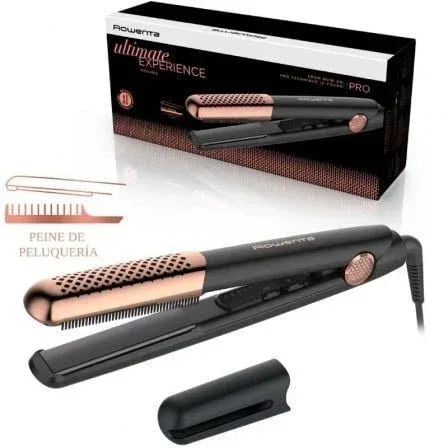 Plancha para el Pelo Rowenta SF8230F0 Inimitable Ultimate Experience/ Negra - PixelPlaza