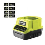 Cargador + Batería de litio Ryobi ONE+ RC18120-140X/ 18V 4,0Ah - PixelPlaza