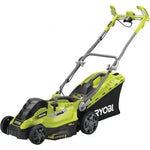 Cortacésped Ryobi RLM15E36H/ 1500W/ Corte Ø36cm/ Incluye Recolector de Hierba 45L y Adaptador Mulching - PixelPlaza