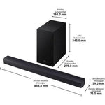 Barra de Sonido con Bluetooth Samsung B450F Serie B 2.1 2025/ 2.1 - PixelPlaza