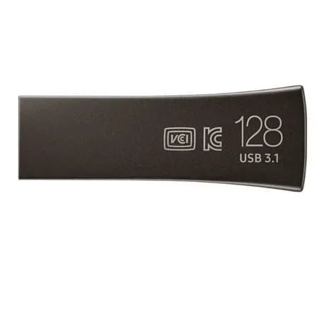 Pendrive 128GB Samsung BAR Plus Titan Gray USB 3.1 - PixelPlaza