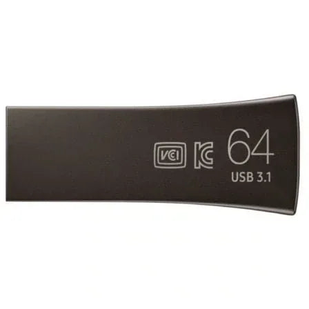 Pendrive 64GB Samsung BAR Titan Gray Plus USB 3.1 - PixelPlaza