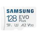 Tarjeta de Memoria Samsung EVO Plus 2023 128GB microSD XC con Adaptador/ Clase 10/ 160MBs - PixelPlaza