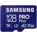 Tarjeta de Memoria Samsung PRO Plus 2023 128GB microSD XC/ Clase 10/ 180MBs - PixelPlaza