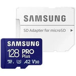 Tarjeta de Memoria Samsung PRO Plus 2023 128GB microSD XC/ Clase 10/ 180MBs - PixelPlaza
