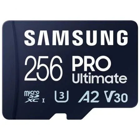 Tarjeta de Memoria Samsung Pro Ultimate 256GB microSD XC con Adaptador/ Clase 10/ 200MBs - PixelPlaza