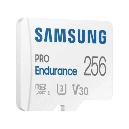 Tarjeta de Memoria Samsung Pro Endurance 256GB microSD XC con Adaptador/ Clase 10/ 100MBs - PixelPlaza