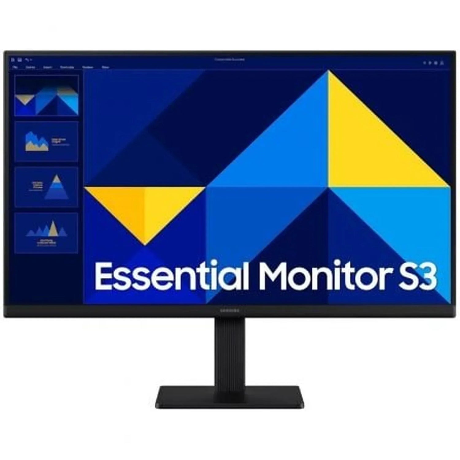 Monitor Profesional Samsung Essential Monitor S3 S24D300GAU/ 24"/ Full HD/ Negro - PixelPlaza