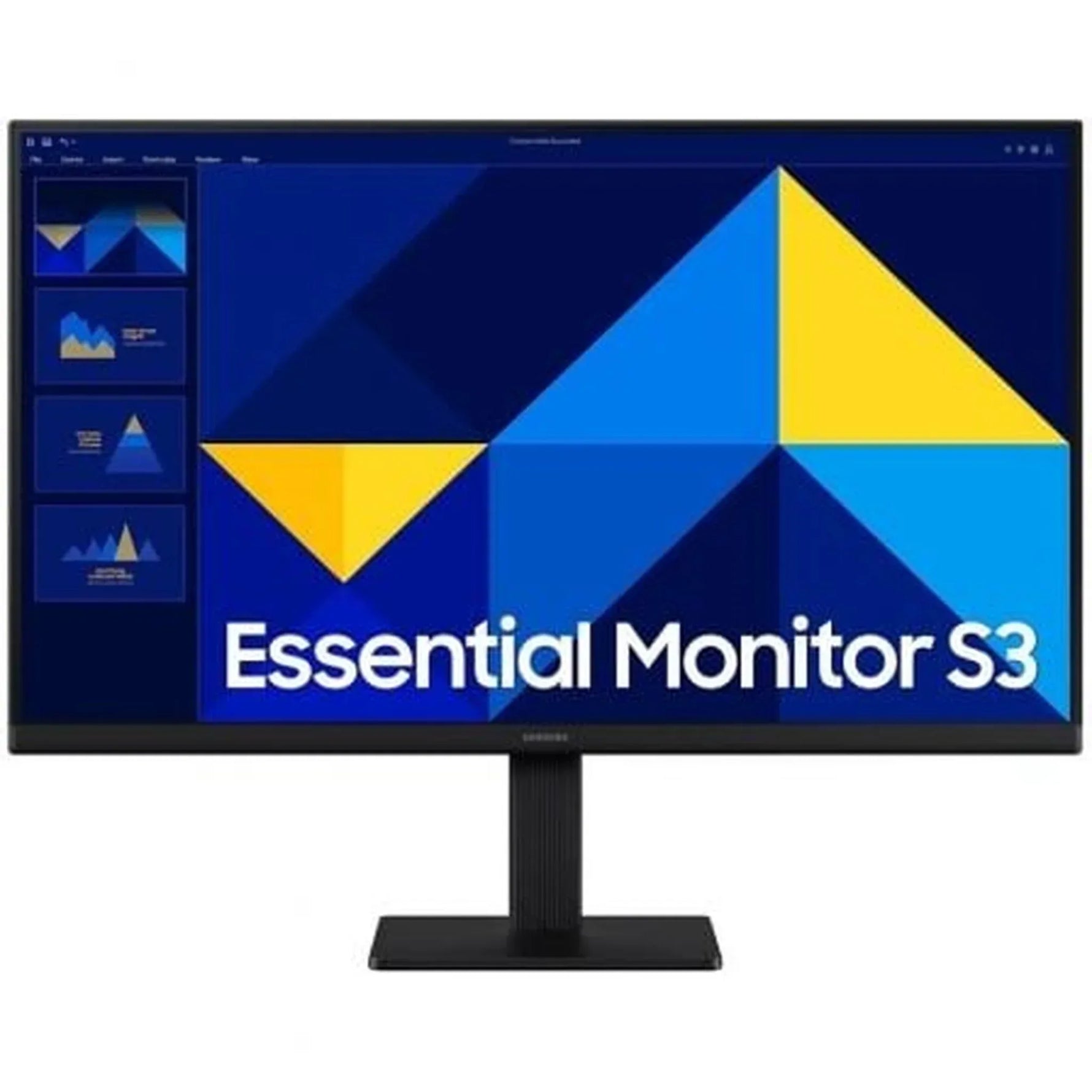 Monitor Profesional Samsung Essential Monitor S3 S24D300GAU/ 24"/ Full HD/ Negro - PixelPlaza