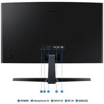 Monitor Curvo Samsung Essential Monitor S3 S24D366GAU/ 24"/ Full HD/ Negro